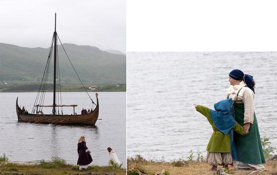 Skipet til Gimsøy-Tore kommer for å feire midtsommer