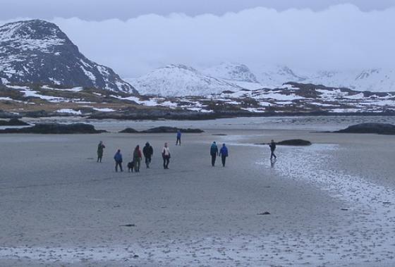 Langfredagsvandring utenfor Nessiøya.