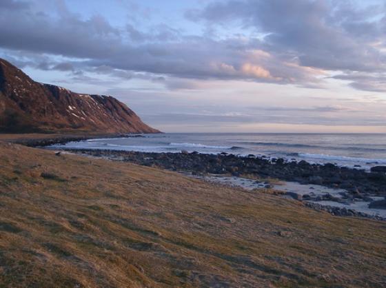 Litt bevegelse i havet.