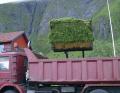 Siloslått i regnværet